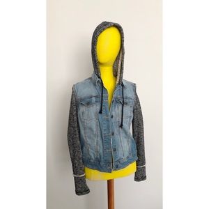 Mossimo Combo Denim & Jersey Jacket